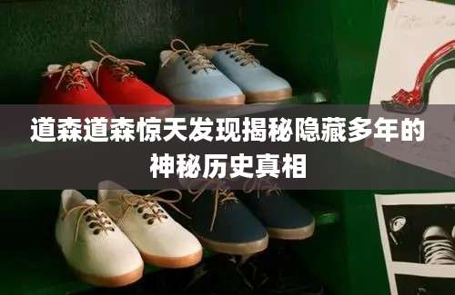 道森道森惊天发现揭秘隐藏多年的神秘历史真相