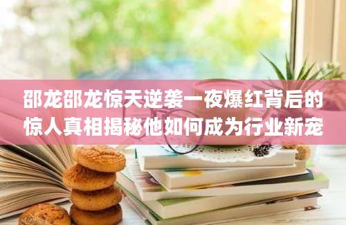 邵龙邵龙惊天逆袭一夜爆红背后的惊人真相揭秘他如何成为行业新宠