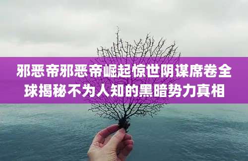 邪恶帝邪恶帝崛起惊世阴谋席卷全球揭秘不为人知的黑暗势力真相