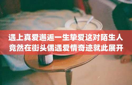 遇上真爱邂逅一生挚爱这对陌生人竟然在街头偶遇爱情奇迹就此展开